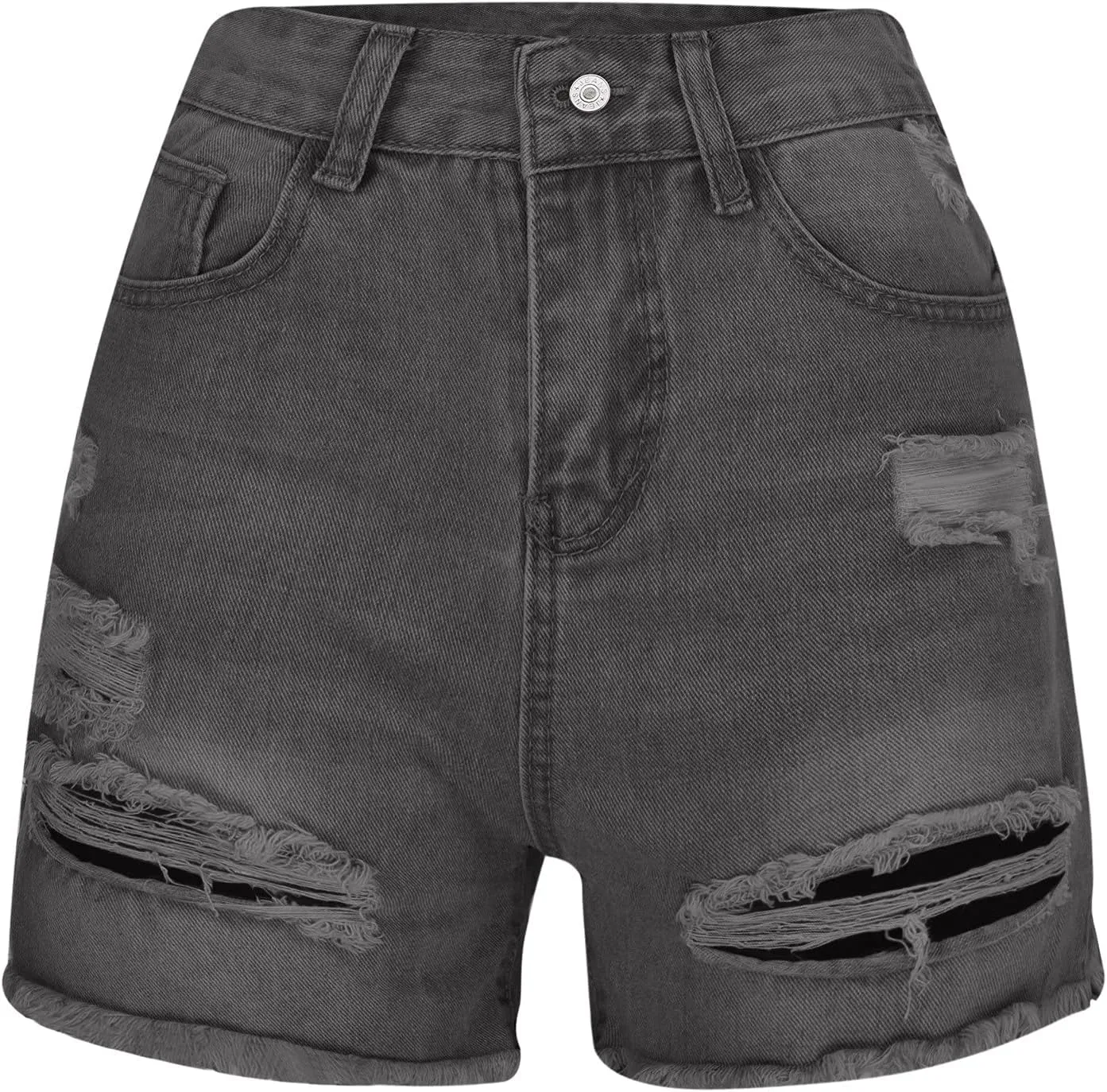 2025 Women Destroyed Denim Shorts High Waisted Jean Shorts Sexy Ripped Jeans Stretch Distressed Denim Pants