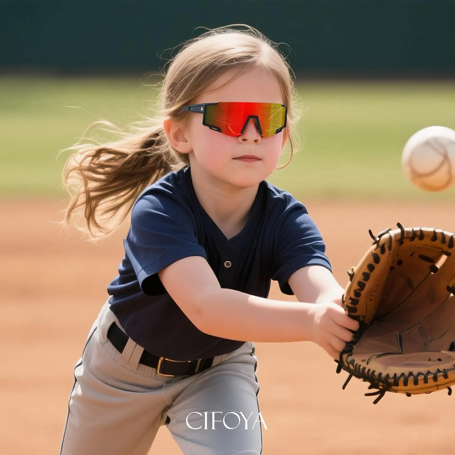 3 Pack Kids Polarized Sunglasses Youth Baseball Sunglasses for Boys Girls Age 6-14 Sports UV400 Protection SunGlasses