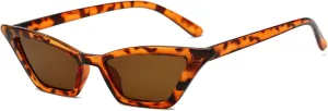 AIEYEZO Fashion Cat Eye Sunglasses for Women Small Frame Cateye Glasses Stylish Retro Cateye Shades