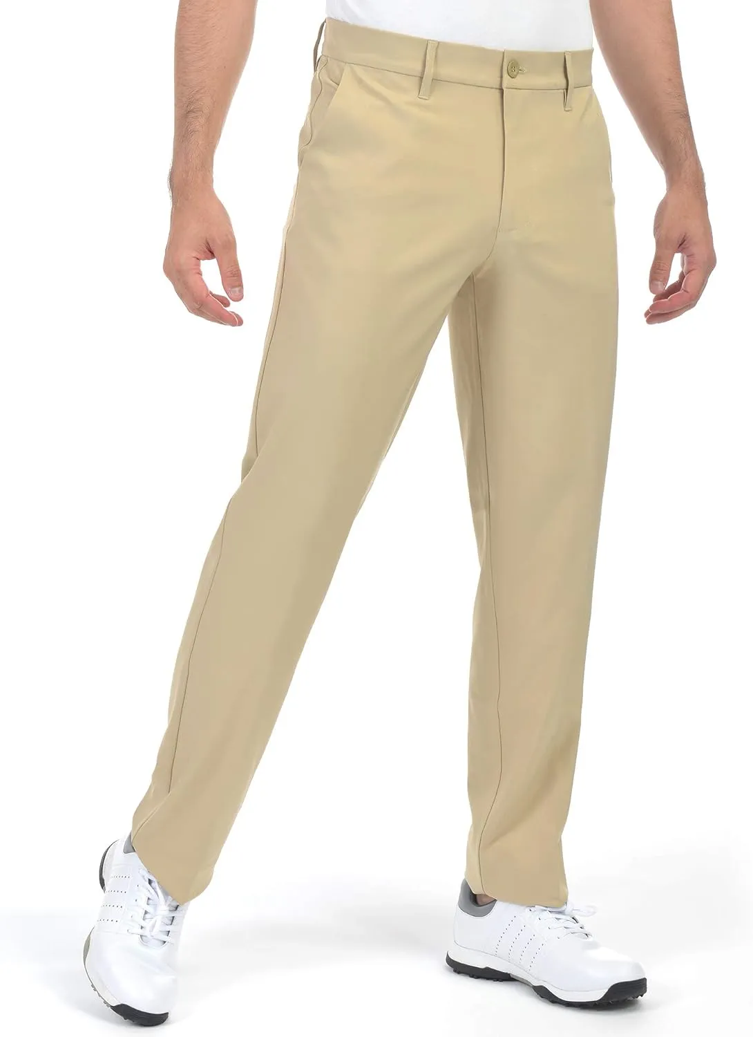 Bakery Men's Golf Pants Stretch Lightweight Straight Relaxed Fit Flat Front Pants