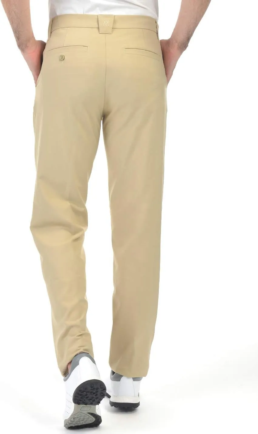 Bakery Men's Golf Pants Stretch Lightweight Straight Relaxed Fit Flat Front Pants