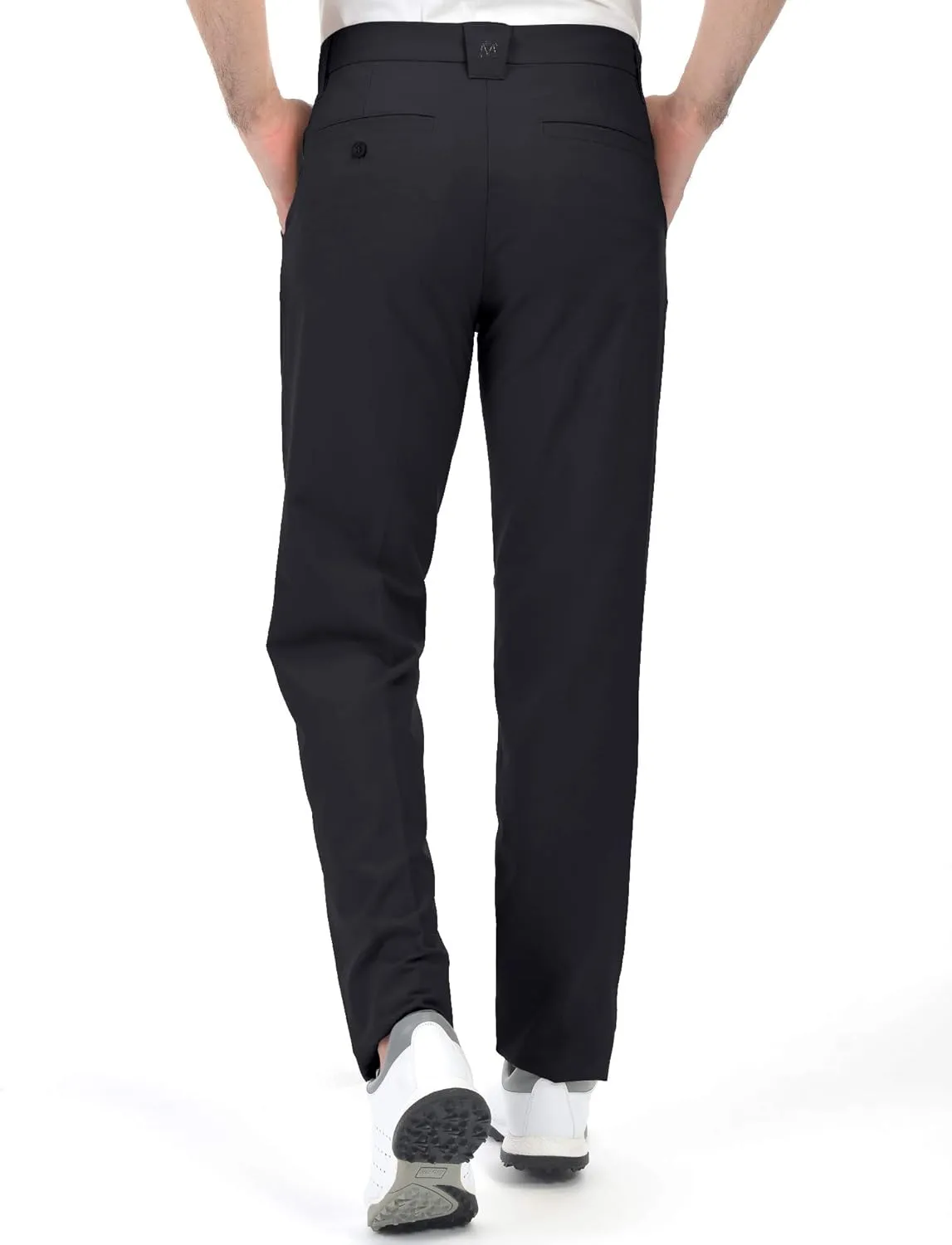 Bakery Men's Golf Pants Stretch Lightweight Straight Relaxed Fit Flat Front Pants