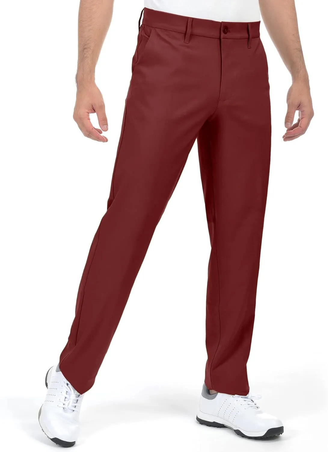 Bakery Men's Golf Pants Stretch Lightweight Straight Relaxed Fit Flat Front Pants