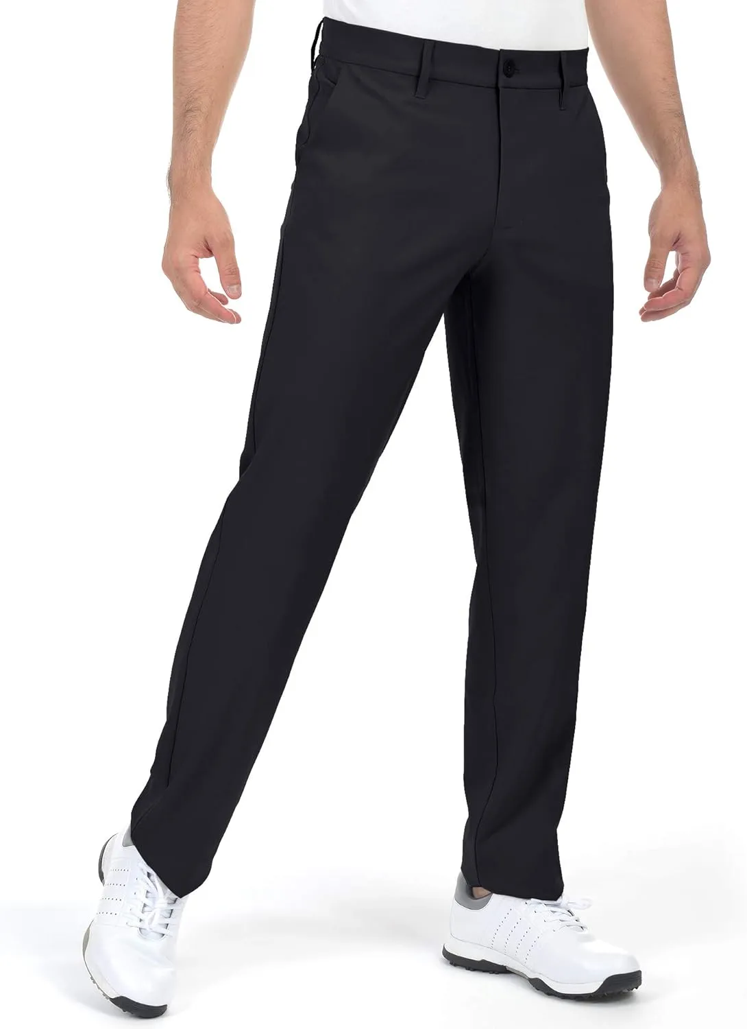 Bakery Men's Golf Pants Stretch Lightweight Straight Relaxed Fit Flat Front Pants