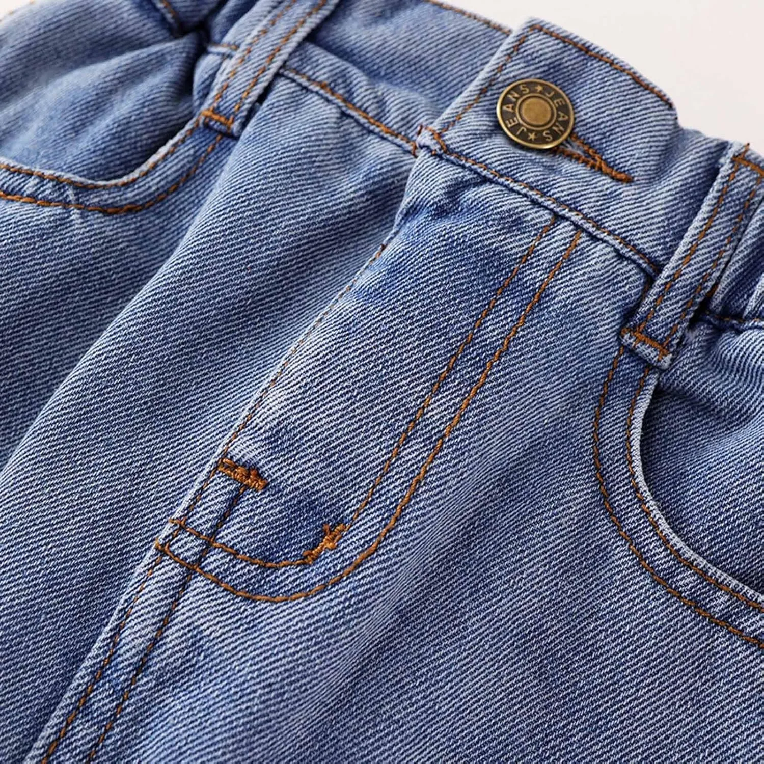Beauty Girls Denim Skirts Place Baby Toddler Girls Denim Skirt Ripped Distressed Ra Trim Denim Skirt