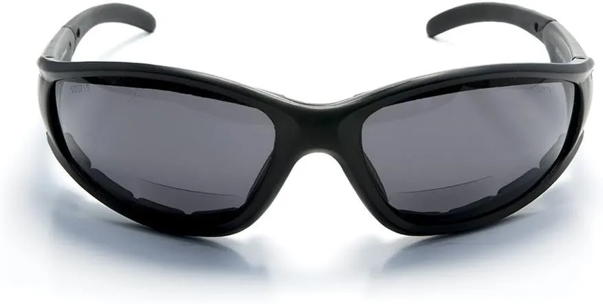 Bifocal Padded Sunglasses Motorcycle Riding Lens with Magnifier Inserts Power Magnifier Sun Glasses (Strength  1.50)
