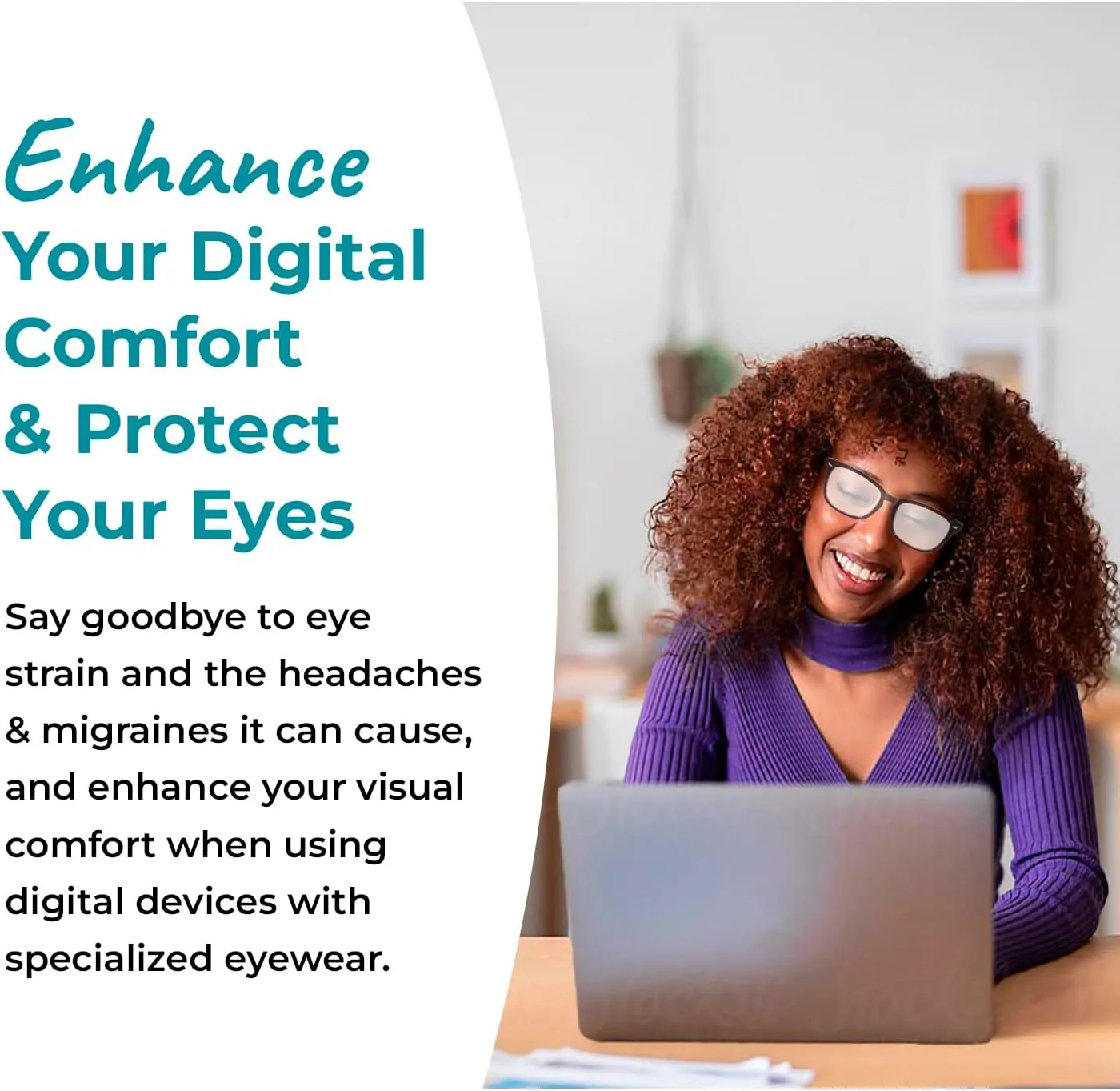 Blue Light Blocking Glasses for Computer, TV, Gaming Improve Sleep by Naturally Producing Melatonin for Women   Men - Daytime Clear Lens - Black Wayfarer Frame