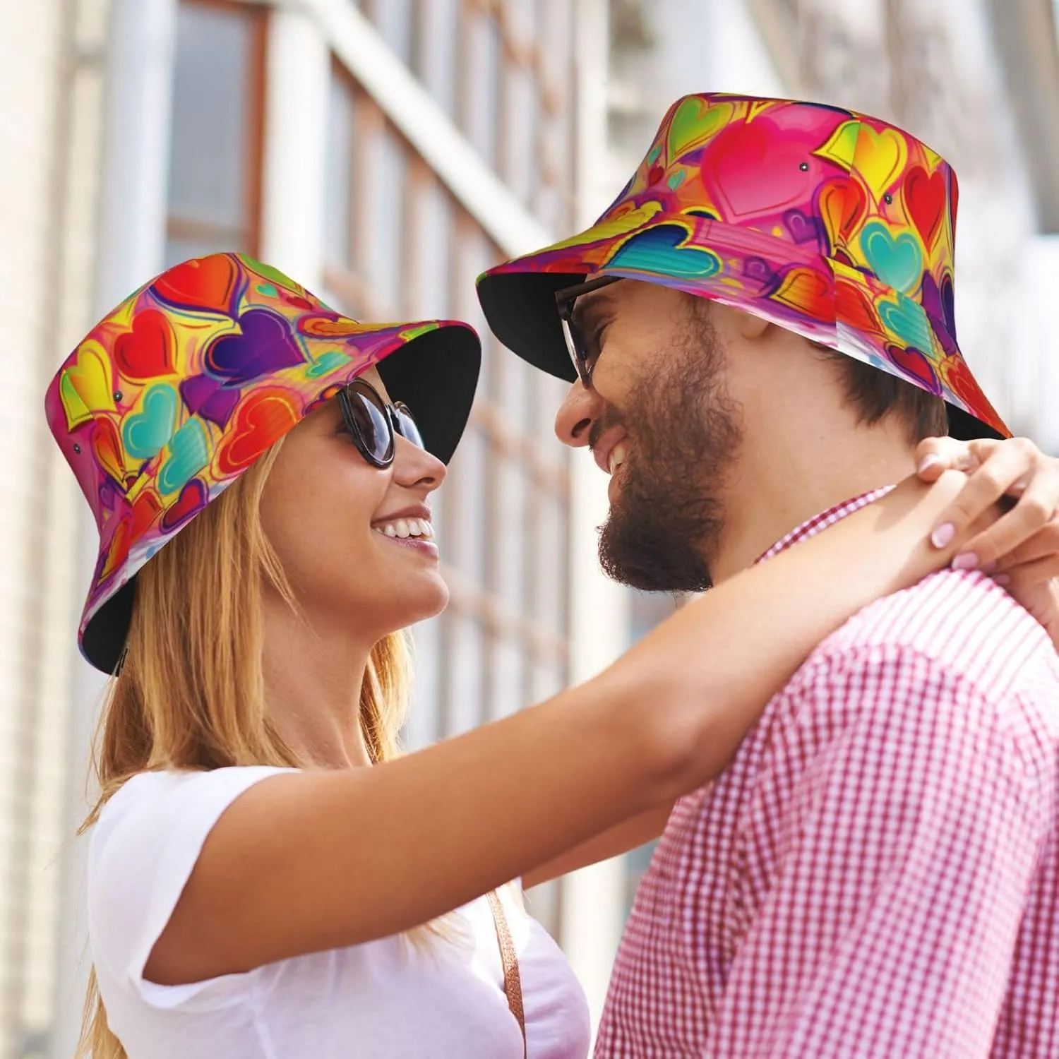 Bucket Hat Wide Brim Sun Hat Cow Print Fishing Hat Unisex Fishing Cap for Travel Beach