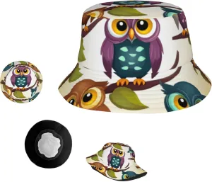 Bucket Hat Wide Brim Sun Hat Rooster and Chicken Fishing Hat Unisex Fishing Cap for Travel Beach