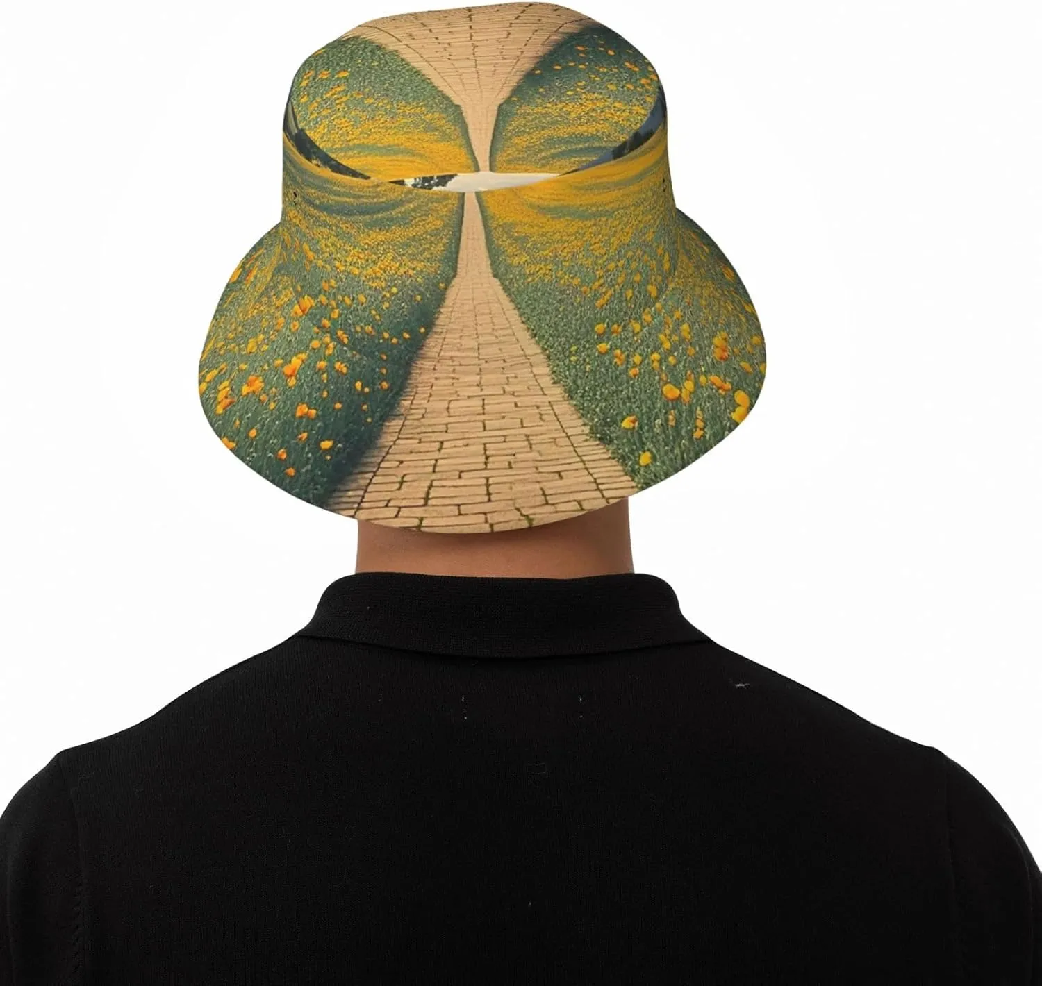 Bucket Hat Wide Brim Sun Hat Smiling Fishing Hat Unisex Fishing Cap for Travel Beach