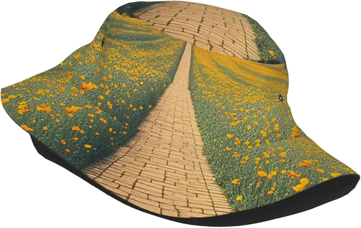 Bucket Hat Wide Brim Sun Hat Smiling Fishing Hat Unisex Fishing Cap for Travel Beach