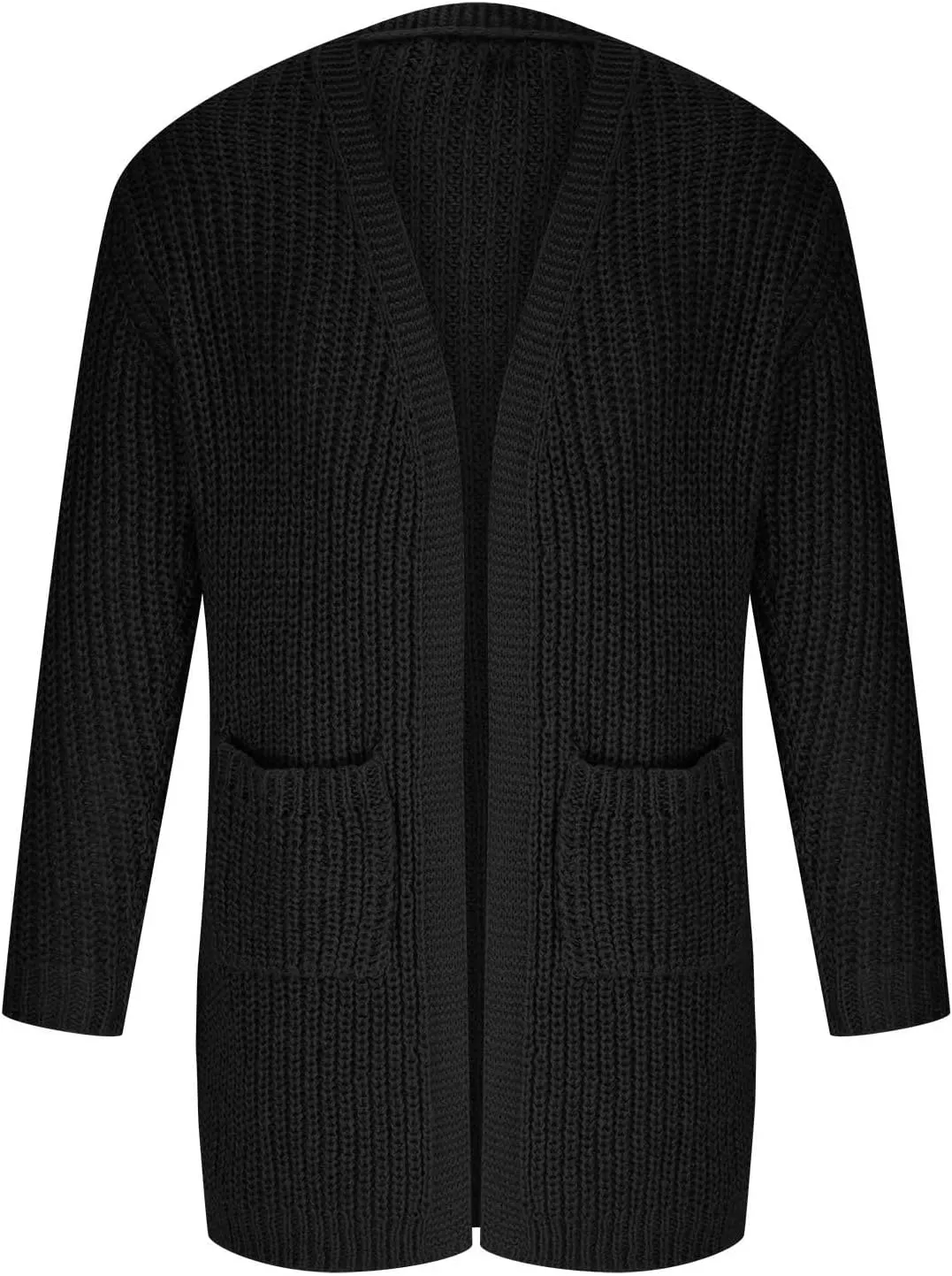 Cardigan Sweaters for Men,Fashion Solid Chunky Knit Wool Blends Button Down Knitted Cardigans Sweater Fall Winter Coat