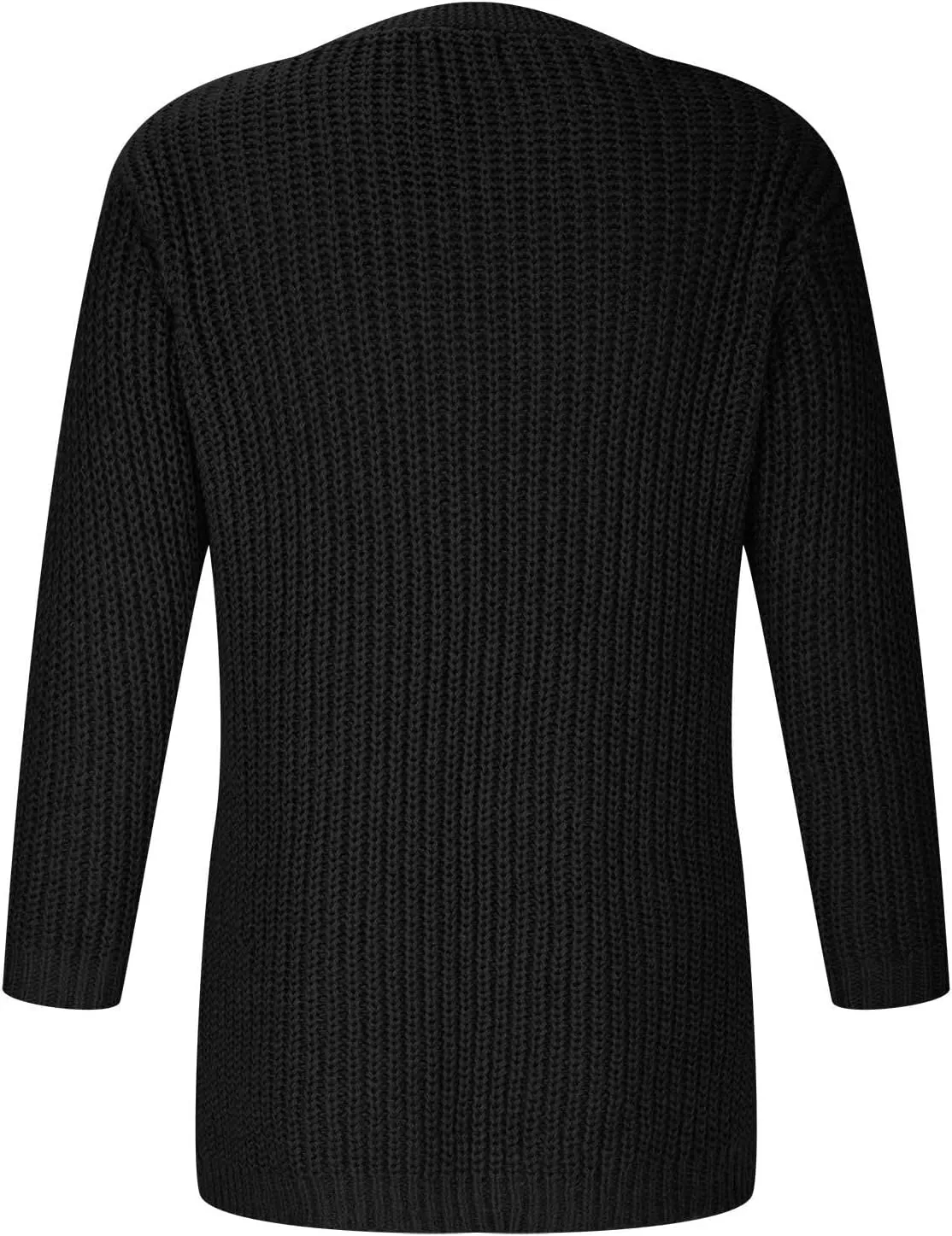Cardigan Sweaters for Men,Fashion Solid Chunky Knit Wool Blends Button Down Knitted Cardigans Sweater Fall Winter Coat