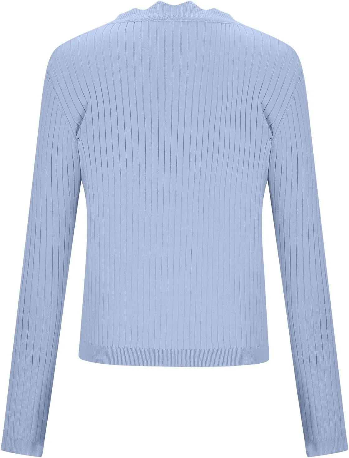 Cardigans for Women Trendy Cropped Solid Open Front Coat Fall Sweaters Vintage Womens Long Sleeve Tops Button Down