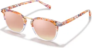 CARFIA Fashion Acetate Polarized Womens Sunglasses Small Face Retro Metal Bridge Sunnies CA5015