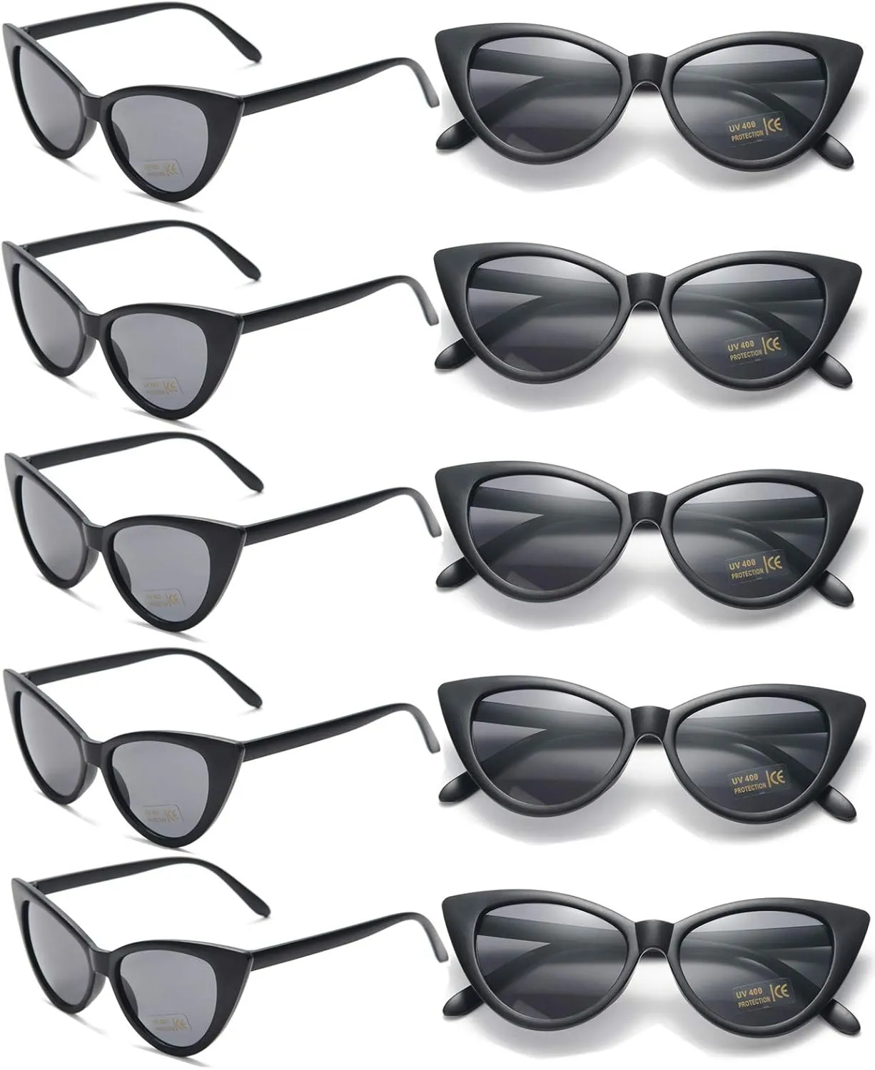 Cat Eye Sunglasses Bulk Women Cateye Sunglasses Party Favor Retro Vintage Sunnies Set