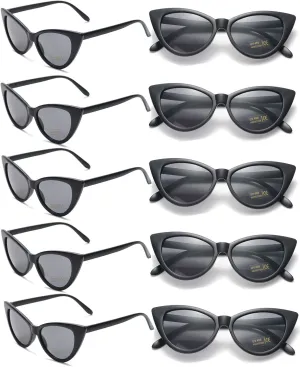 Cat Eye Sunglasses Bulk Women Cateye Sunglasses Party Favor Retro Vintage Sunnies Set