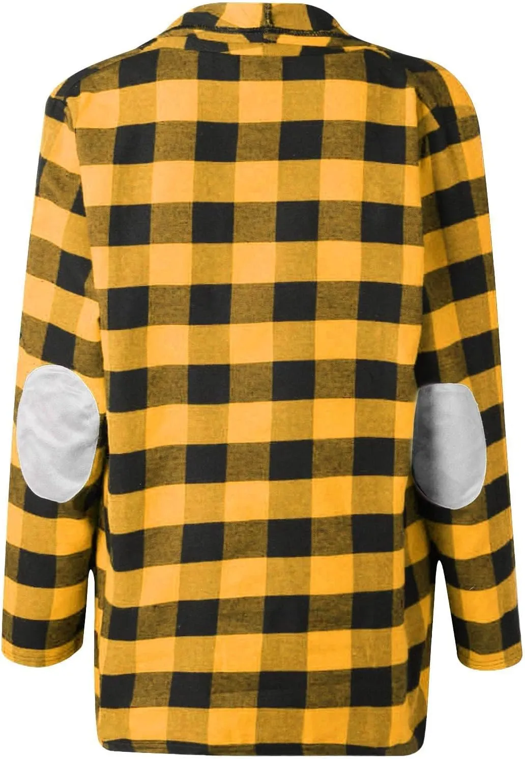 Checkered Cardigan for Women 2024 Trendy Long Sleeve Loose Soft Flannel Shirt Buffalo Plaid Fall Outfits with Pockets