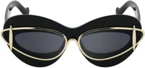 COTIA Cat Eye Sunglasses Women Vintage Y2k Punk Sun Glasses for Men Double Frame Retro Fashion Cateye Eyewear Glasses W35