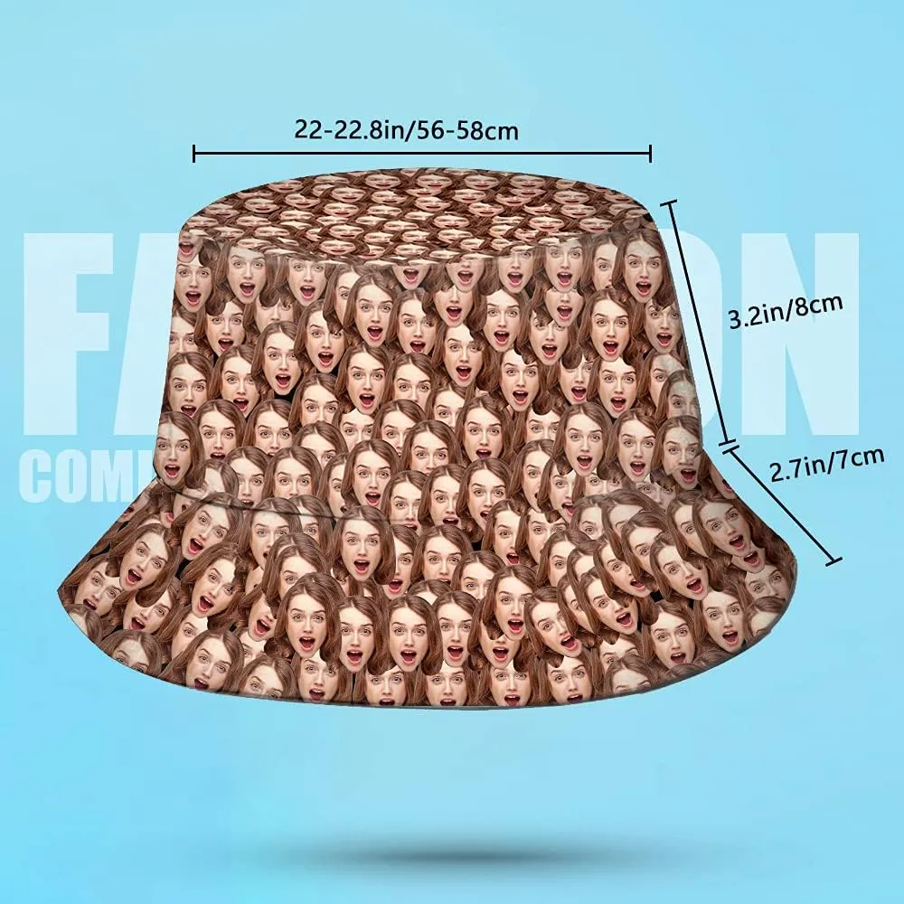 Custom Bucket Hat for Women Men Design Your Photo Personalized Summer Sun Hat Baseball Cap Unisex Summer Beach Cap Travel
