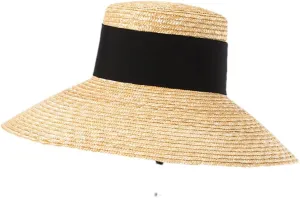 DBFBDTU Wide Brim Beach Hats with Neck Tie for Women Large Hats Summer Big Brim Straw Hats