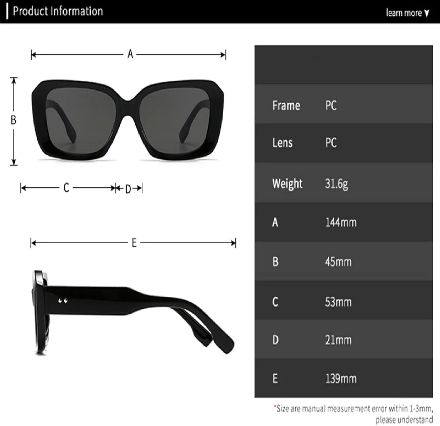 Fashion Polygon Women Sunglasses Retro Candy Color Clear Gradient Uv400 Men Rivets