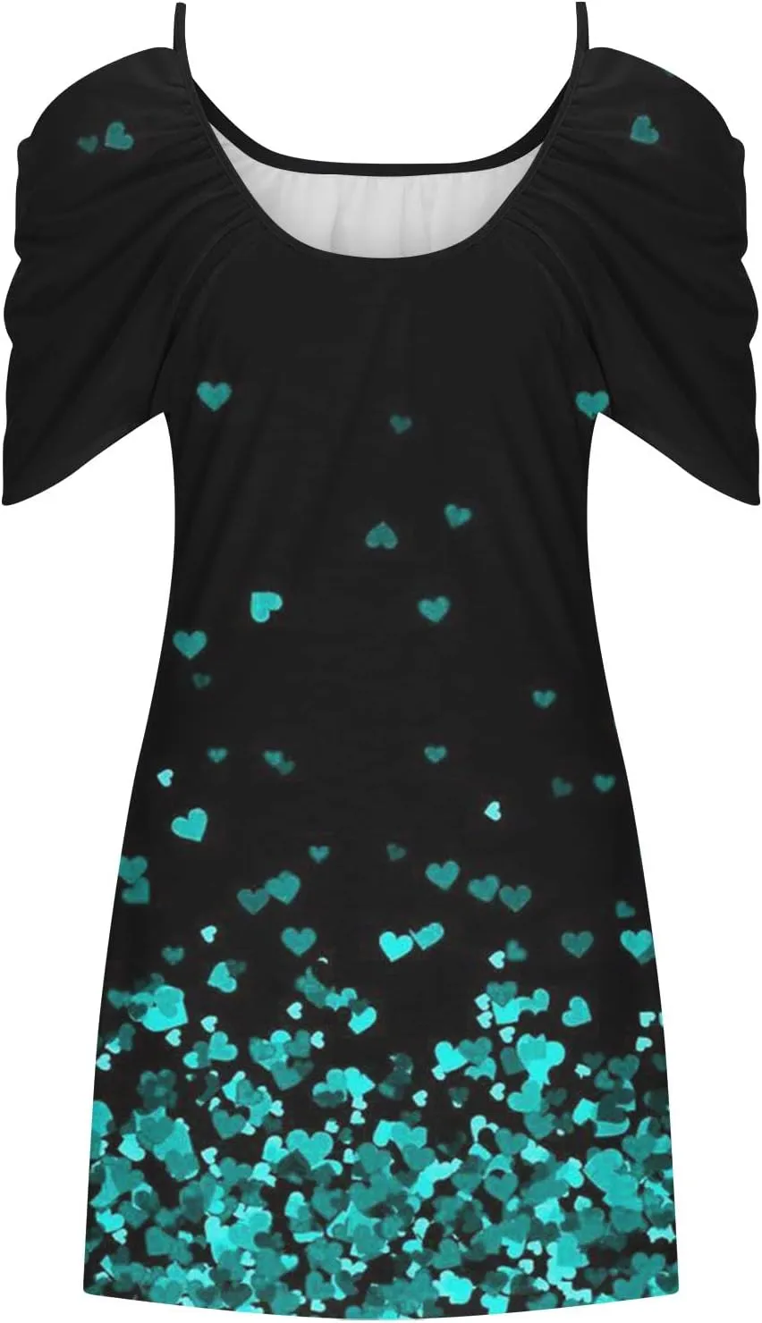 Floral Summer Dress 2024 Sexy Plus Size Open Shoulder Spaghetti Strap Beach Mini Dresses Floral Print Short Dresses