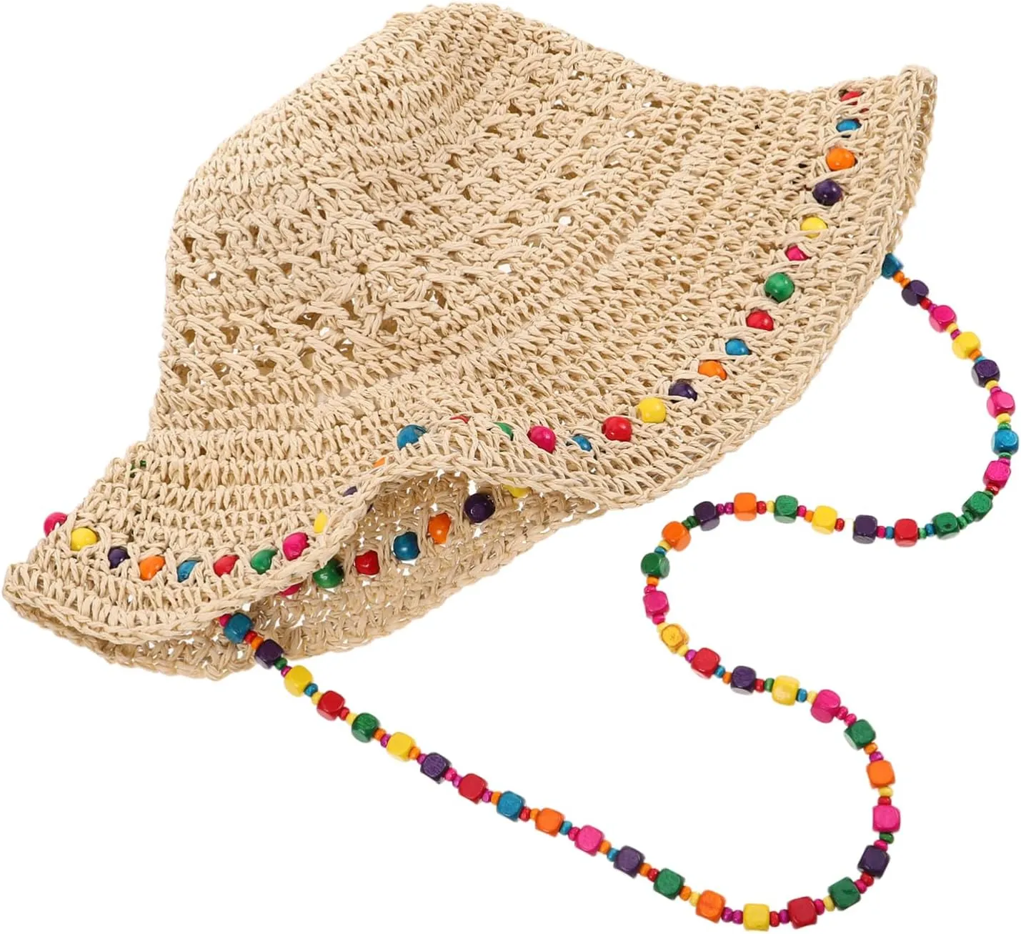 FRCOLOR Women Wide Brim Foldable and Breathable Design for Optimal Sun Protection Stylish Summer Beach Bucket Hat for Vacations and Outdoor Activities Khaki