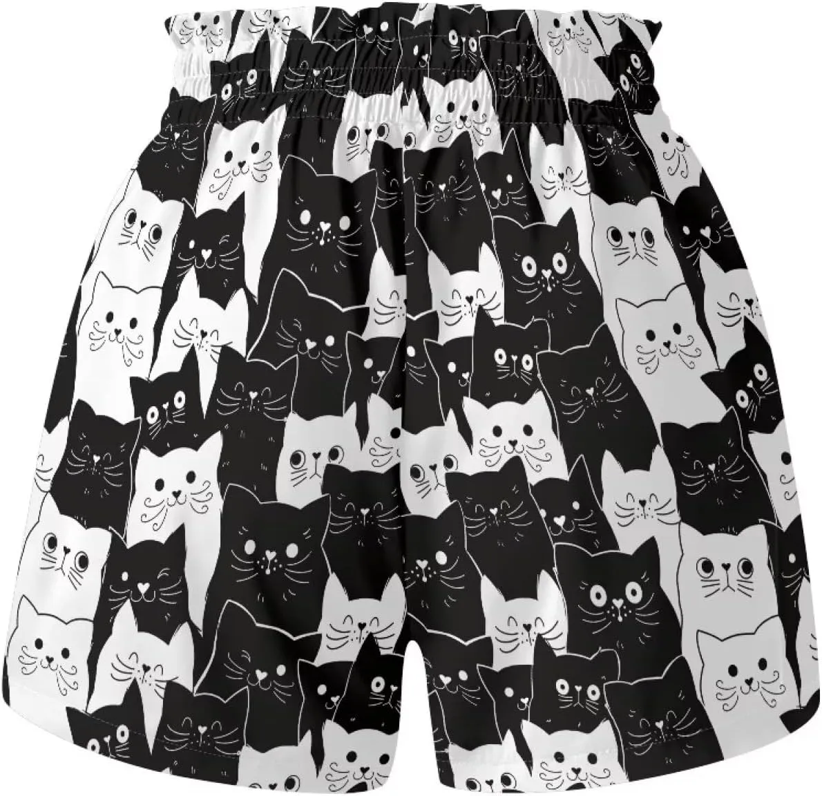 Girls Athletic Shorts Size 1-16 Kids High Waist Butterfly Shorts for Girls Flowy Shorts Summer Butterfly Shorts
