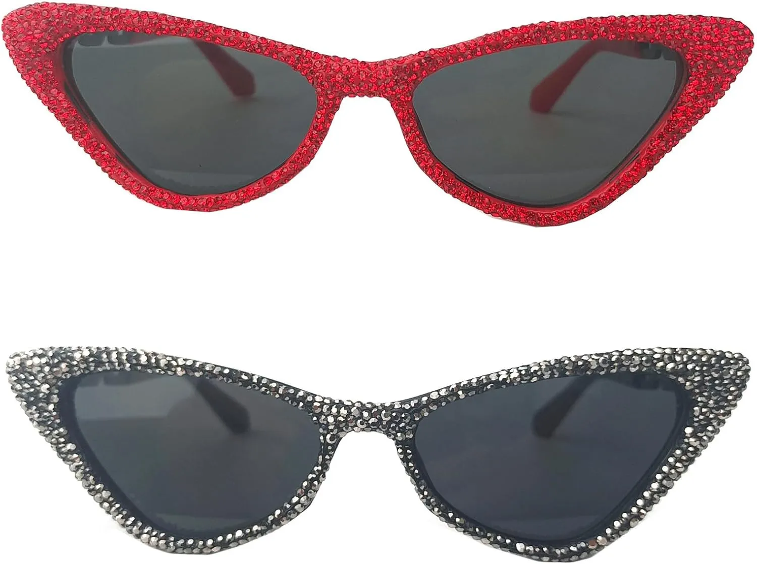 helena Unique leg Crystal Diamond Sunglasses Women Vintage Cat Eye Party Eyewear Sparkling Rhinestone Gradient Shades