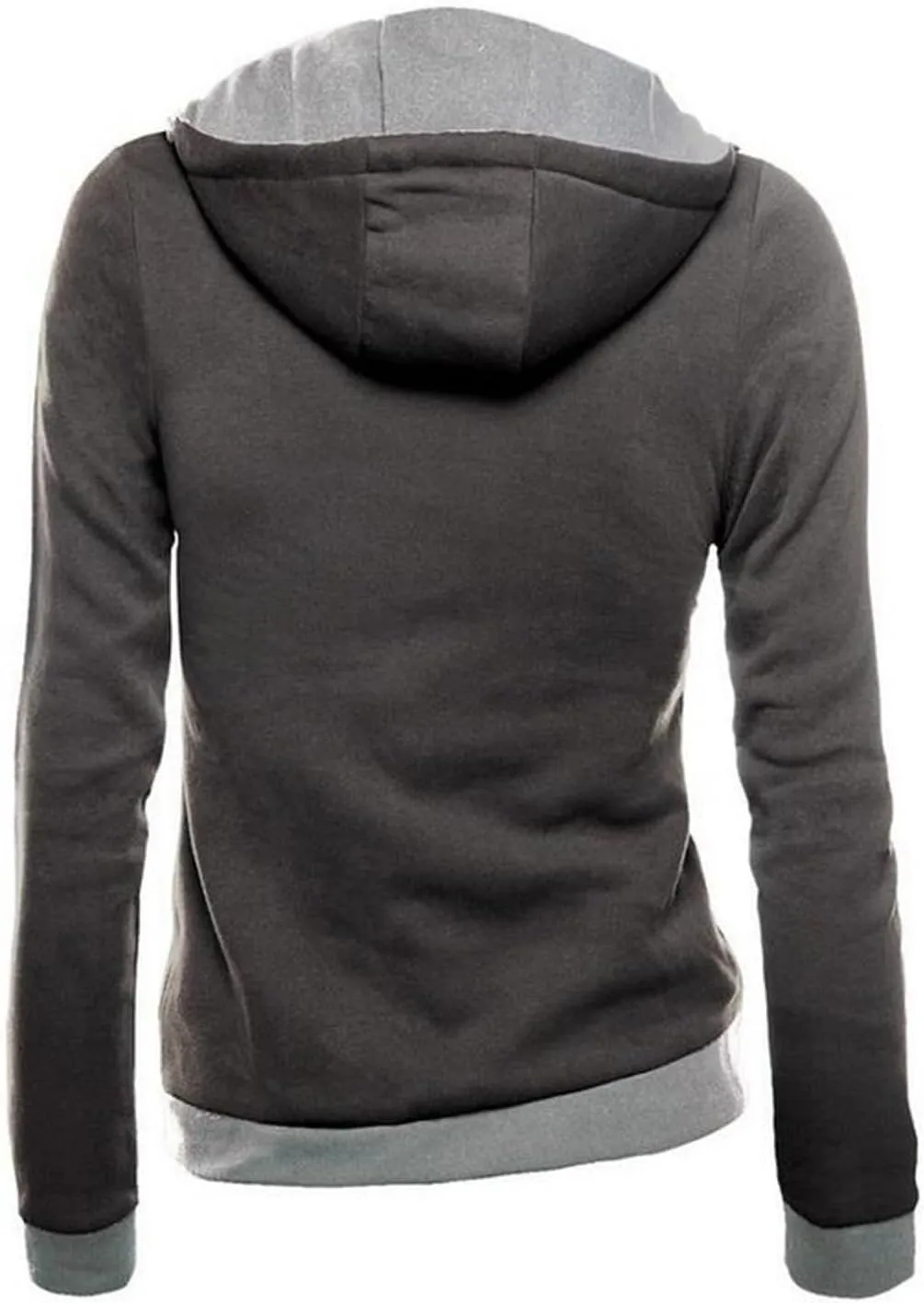 HGps8w Women's Winter Hoodies Asymmetrical Skew Zip Up Sherpa Fleece Warm Hooded Sweatshirt Jacket Coats