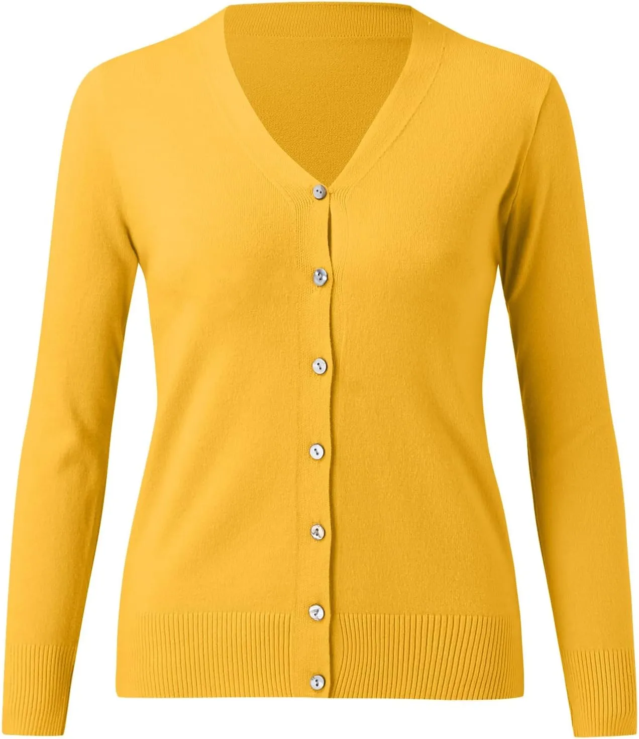 iLH Cardigan Sweaters for Women Lightweight Open Front Cropped Cardigans Button Down Knit Outwear 2024 Fall Casual Coat