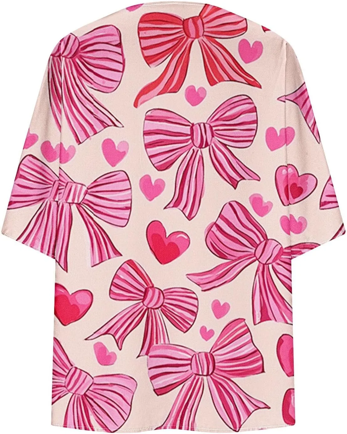 Kimonos for Women Summer Chiffon Beach Cover Up Lightweight Open Front 3/4 Sleeve Cardigan Vacation Outfits