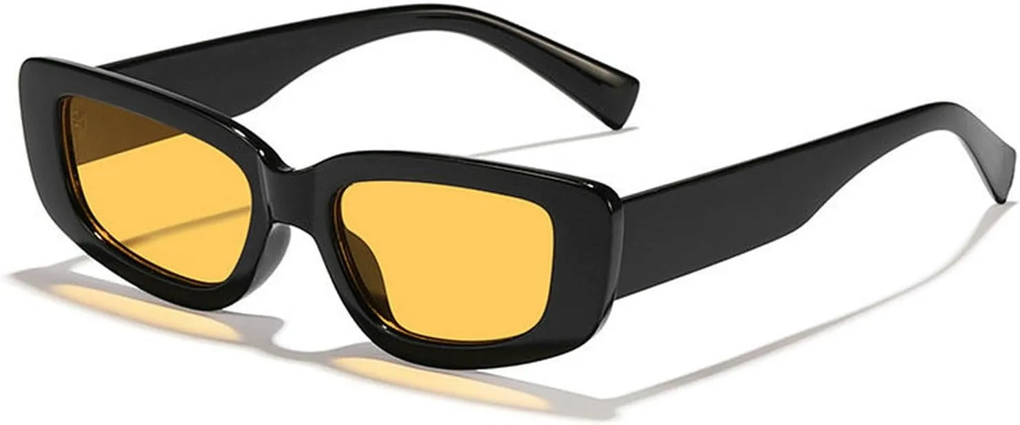 laureles Fashion Vintage Cat Eye Sunglasses Women Gradient Square Sun Glasses Men Rectangular Outdoor Shades