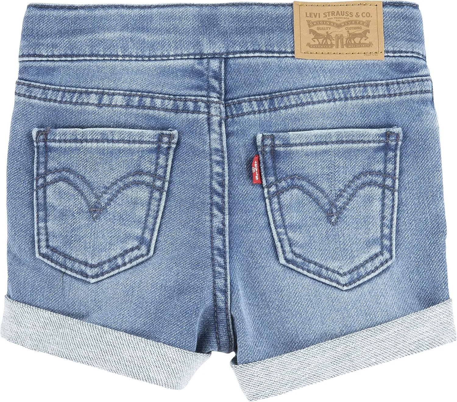 Levi's Baby Girls' Denim Shorty Shorts