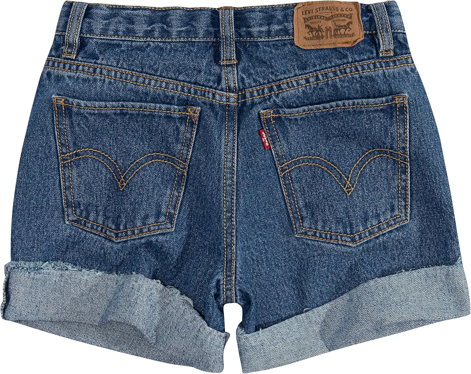 Levi's Baby Girls' Denim Shorty Shorts