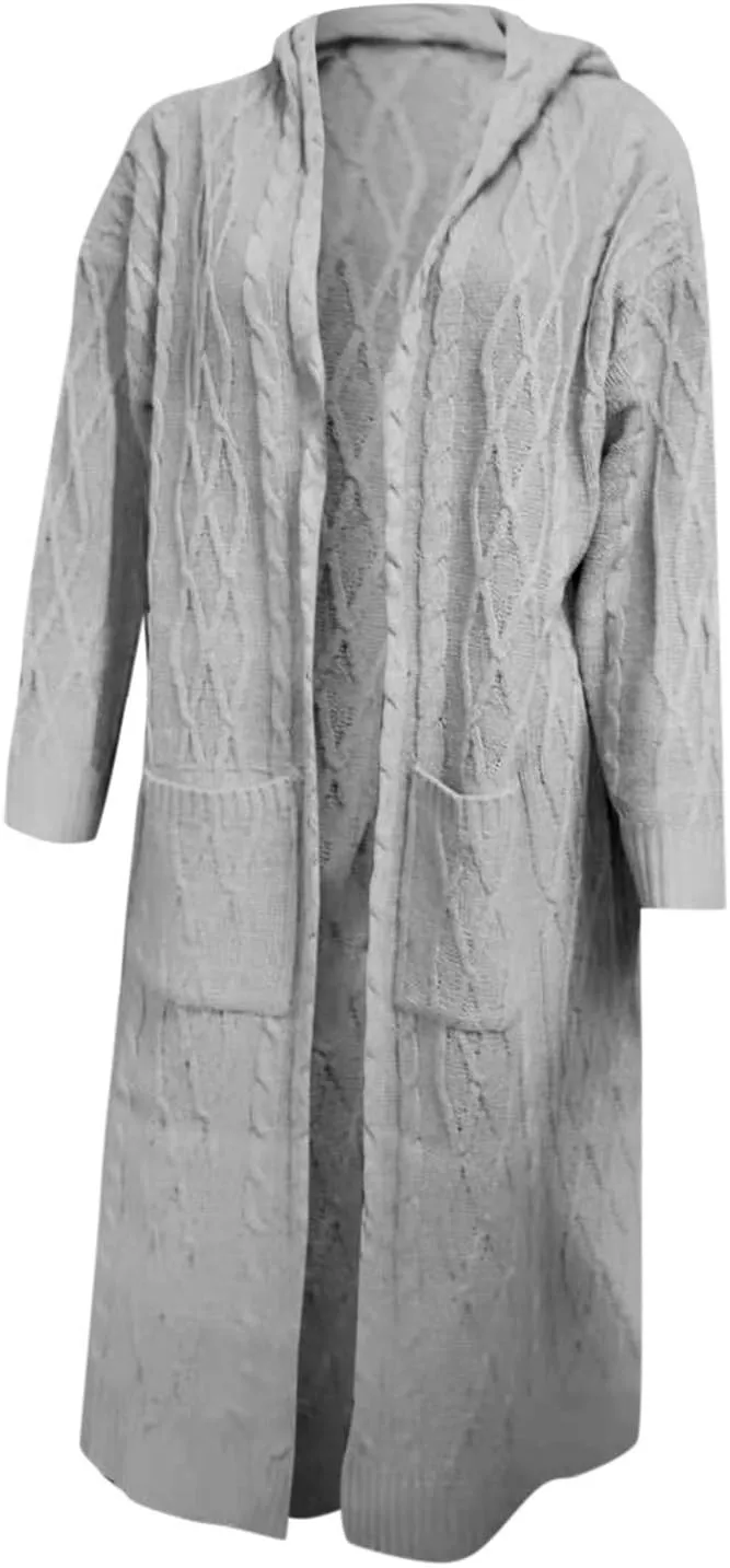 Long Cardigans Sweater for Women Jacket Open Front Knit Oversized Lightweight Sweater