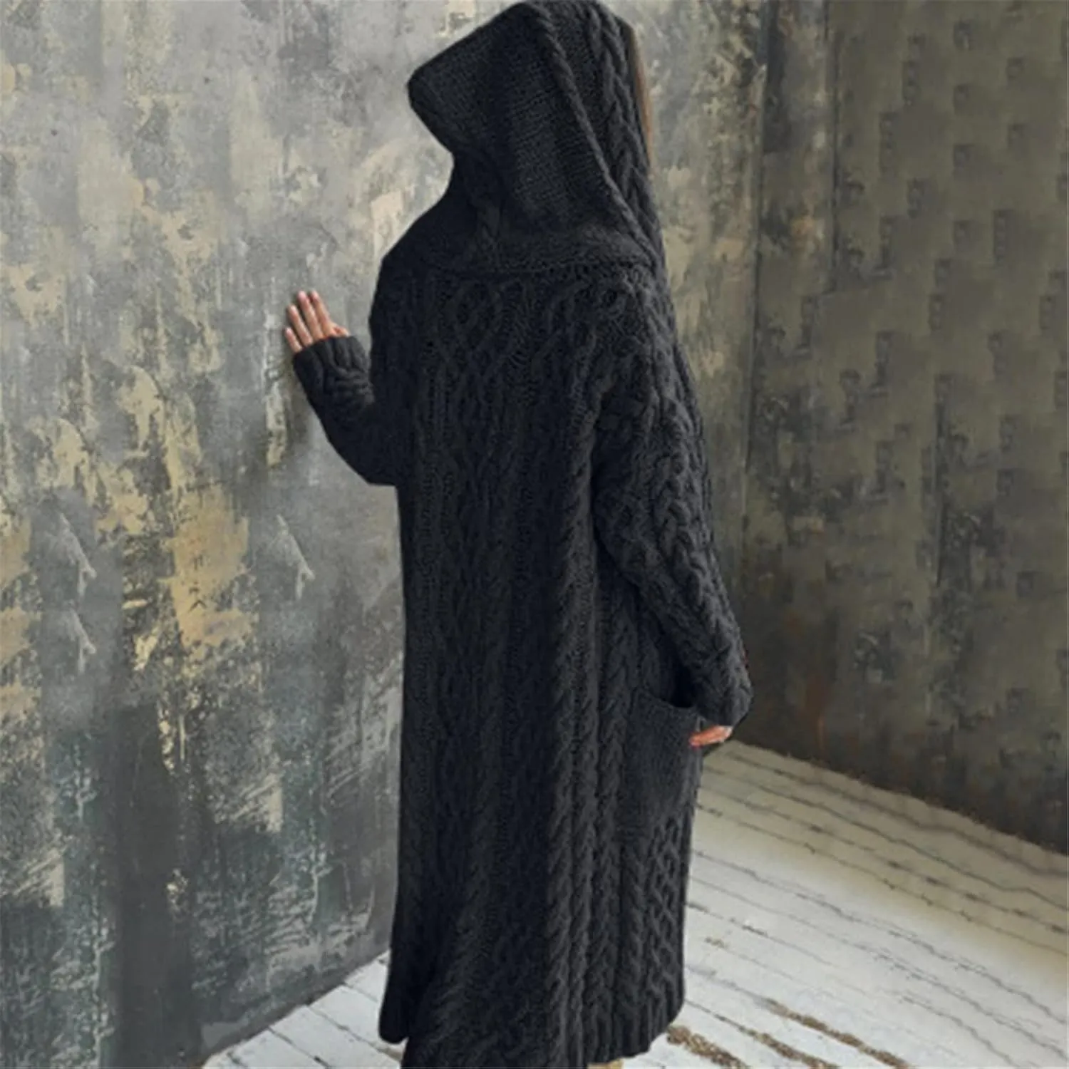 Long Cardigans Sweater for Women Jacket Open Front Knit Oversized Lightweight Sweater
