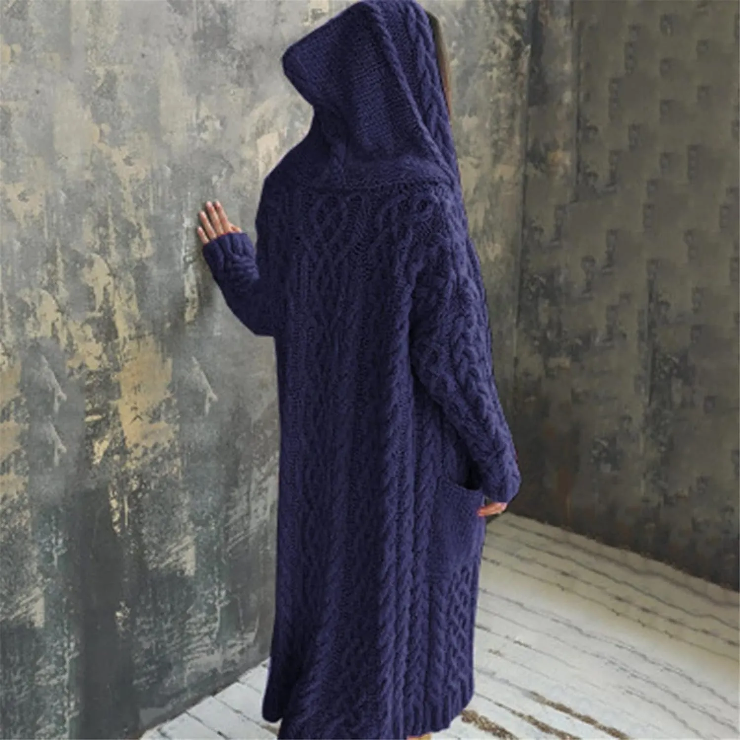Long Cardigans Sweater for Women Jacket Open Front Knit Oversized Lightweight Sweater