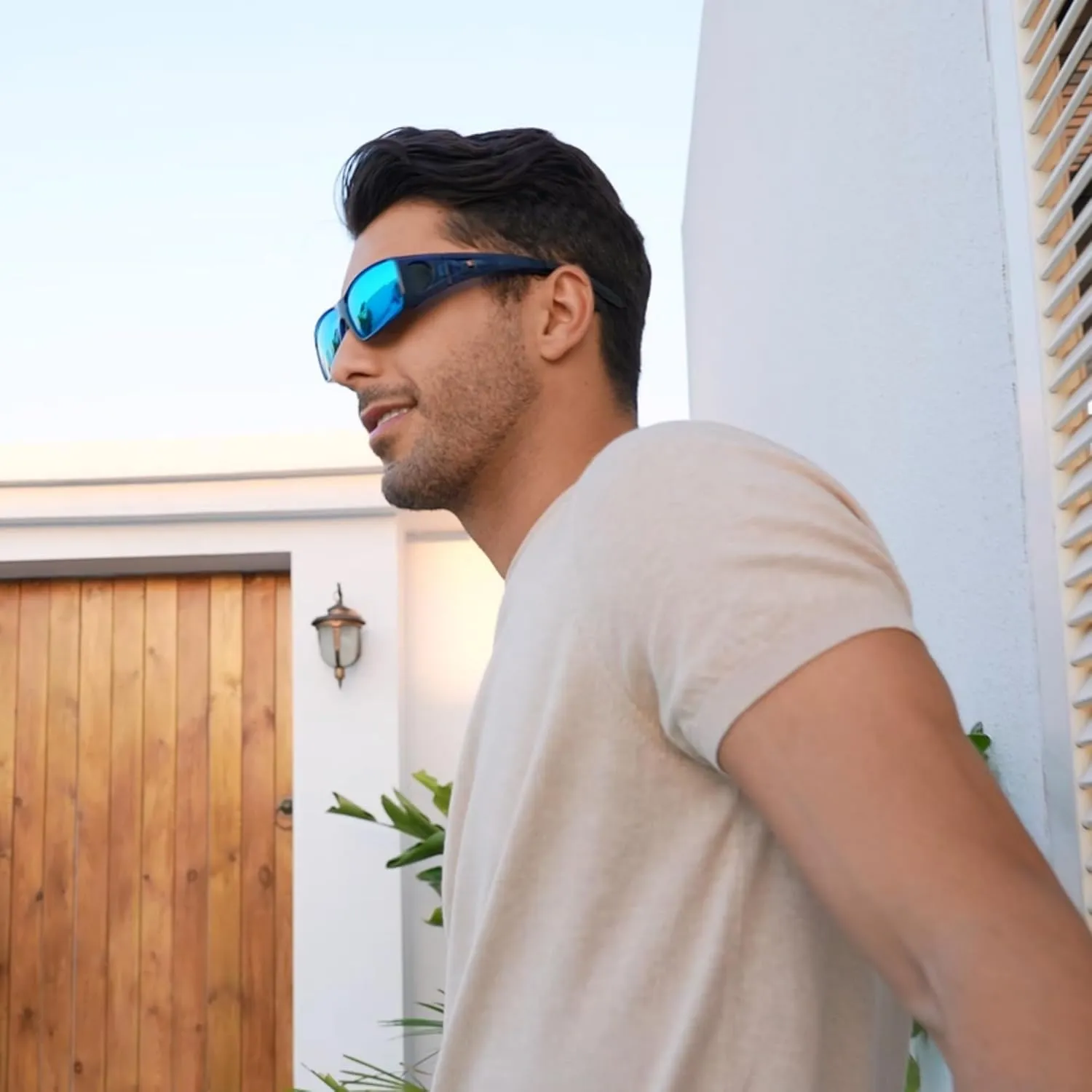 LVIOE Over Glasses Sunglasses Wrap Around Polarized Sunglasses for Men Women Fit Over Prescription Glasses with UV Protection