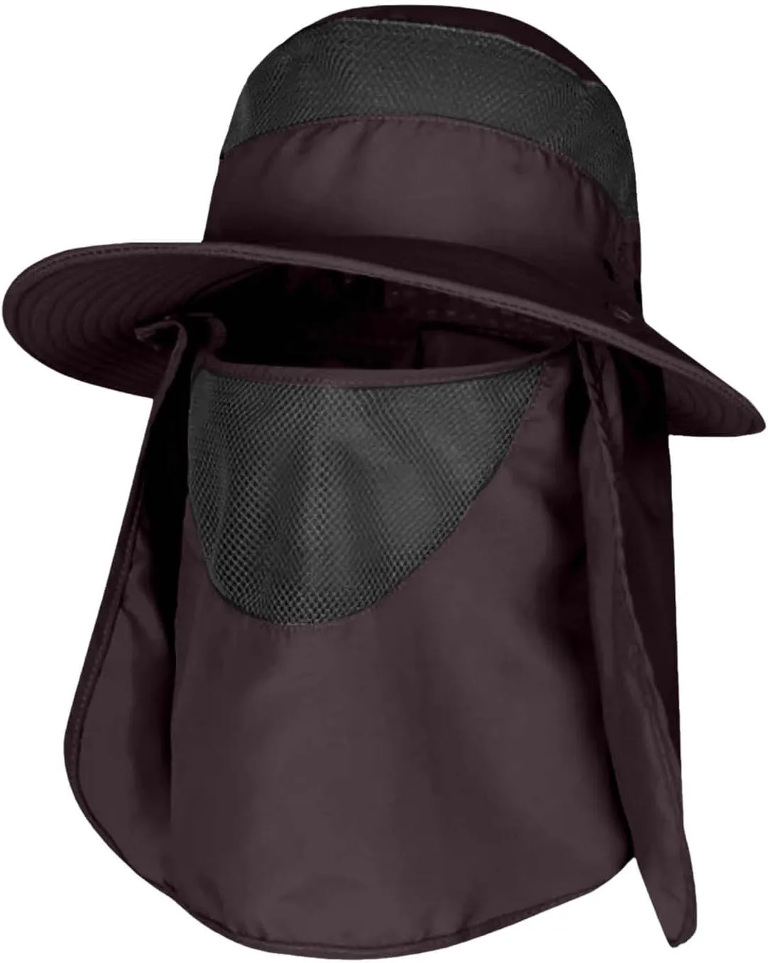 Men and Womens Summer Sun Hat Wide Brim Outdoor Hat Foldable Ponytail Bucket Cap for Beach Fishing Hiking Hat Hard Hat Sun Sh