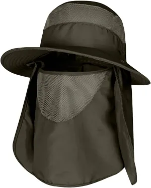 Men and Womens Summer Sun Hat Wide Brim Outdoor Hat Foldable Ponytail Bucket Cap for Beach Fishing Hiking Hat Hard Hat Sun Sh