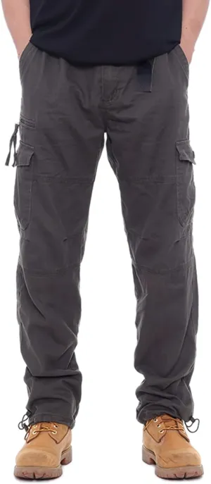 Men's Casual Relaxed Fit Cargo Pants, Multi Pocket Hiking Outdoor Jogger Pants Tactical Trousers