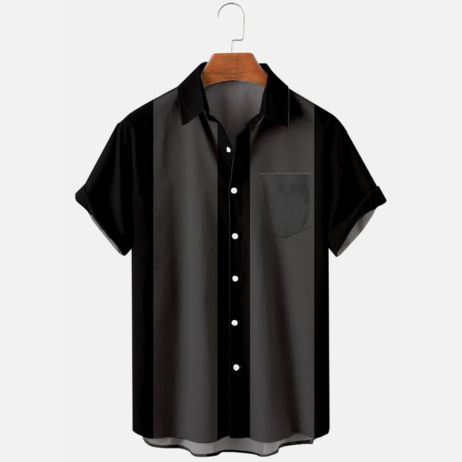 Mens Graphic T-Shirts Summer Big and Tall Short Sleeve Button Down Shirt Casual Athletic Tee Top Hawaiian Beach Shirt