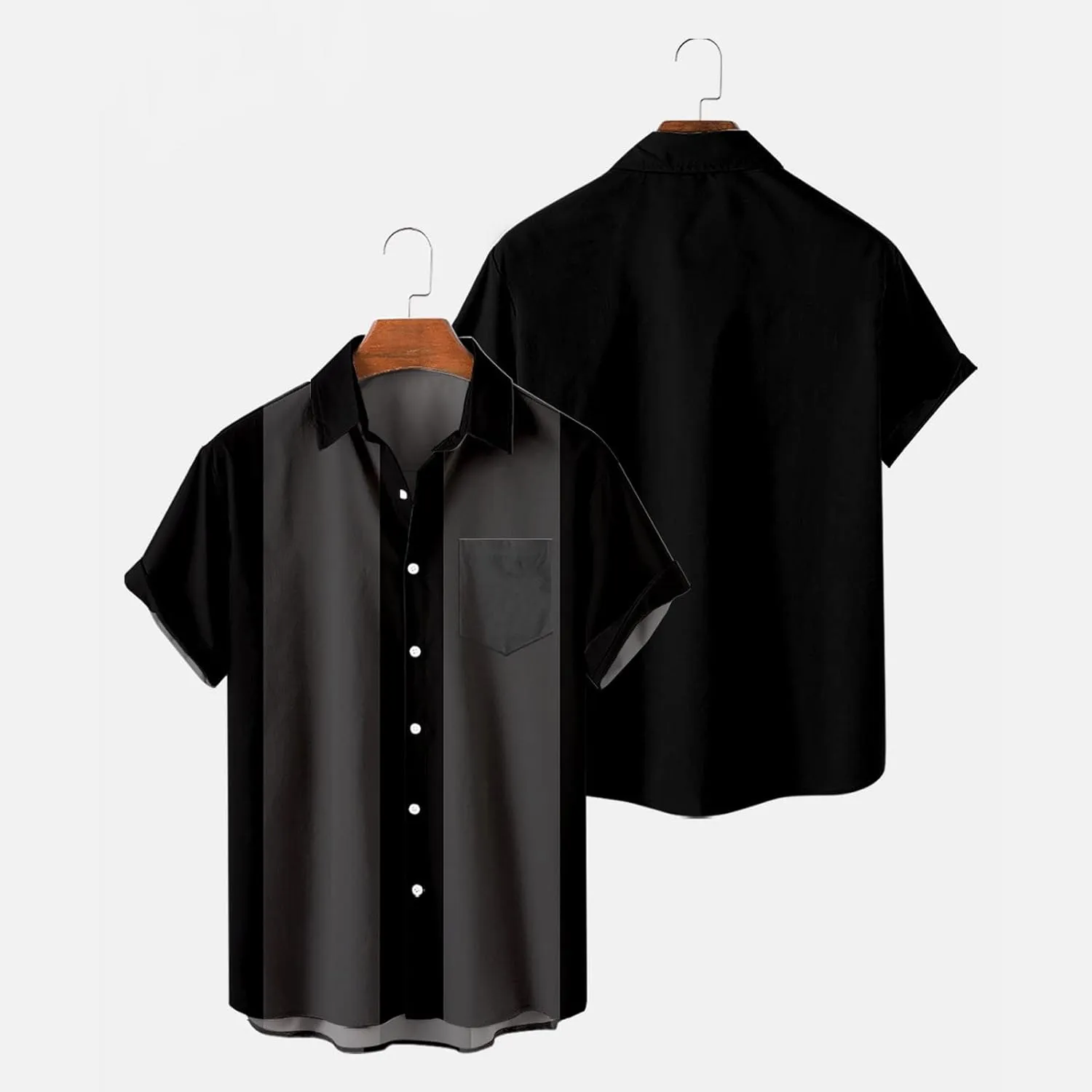 Mens Graphic T-Shirts Summer Big and Tall Short Sleeve Button Down Shirt Casual Athletic Tee Top Hawaiian Beach Shirt