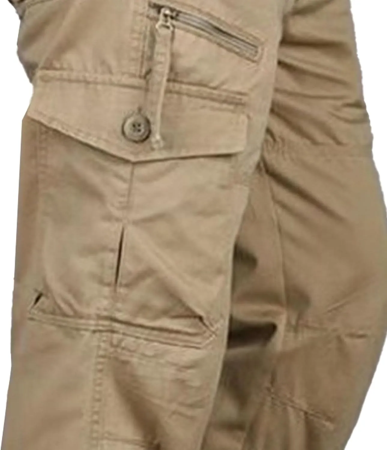 Men's Lightweight Casual Streetwear Pants Straight Leg Outdoor Hiking Pants Relaxed Fit Fashion Cargo Trousers