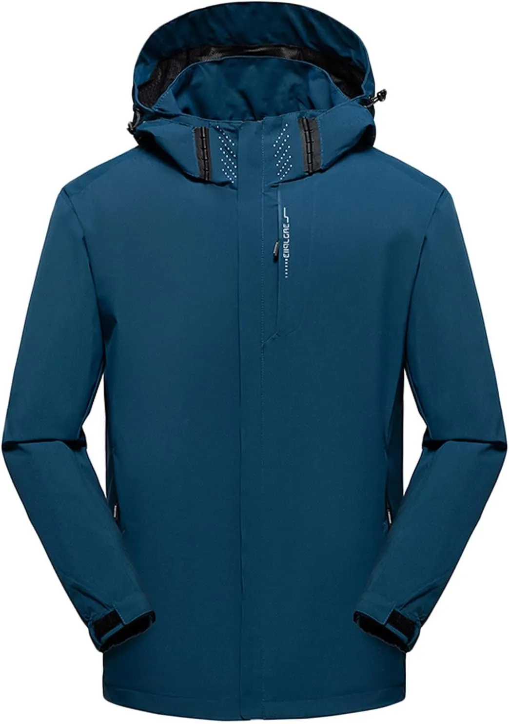 Men’s Lightweight Windbreaker Jacket Breathable Windproof Hooded Wind Coat Hiking Running Golf Travel Full Zip Jacke