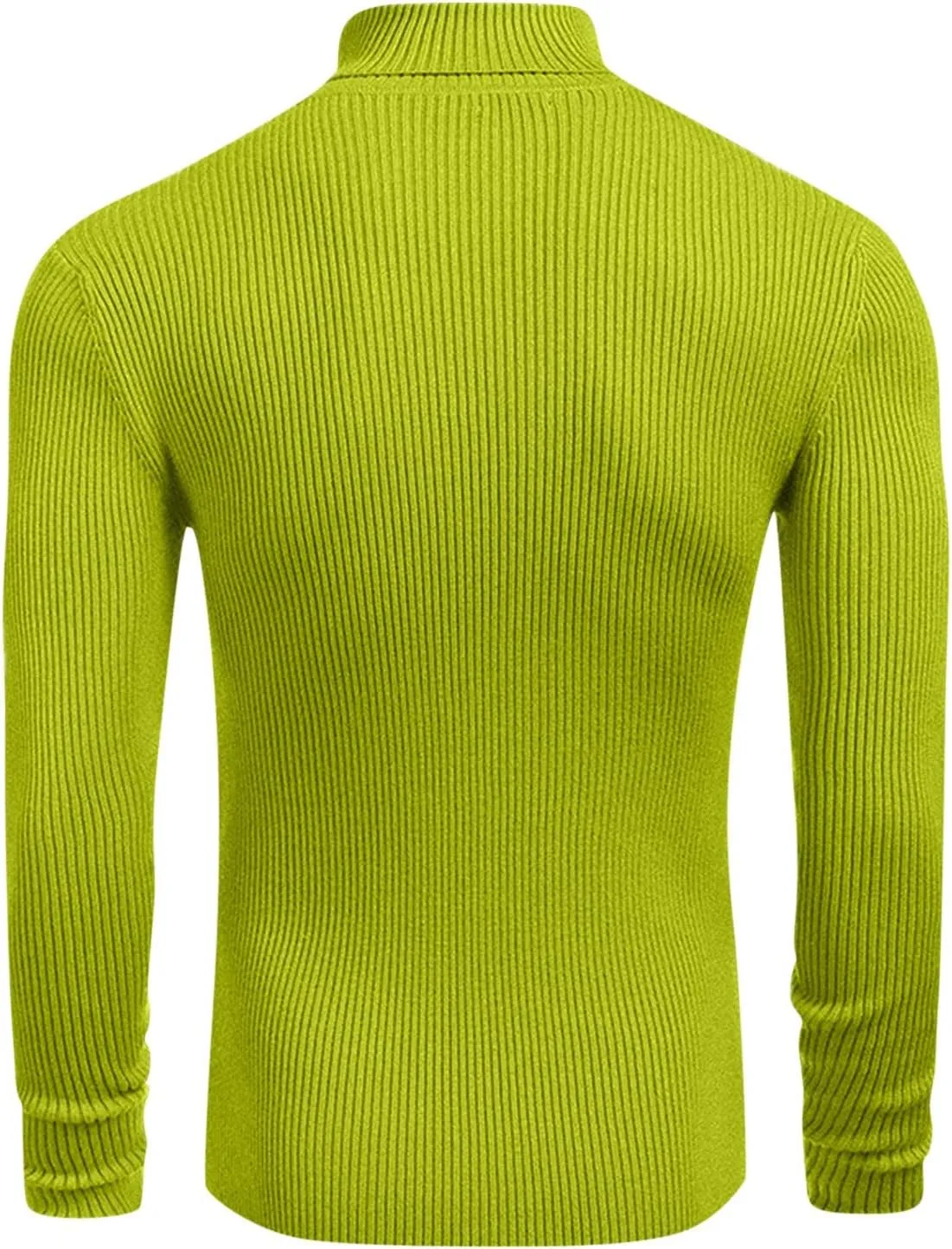 Mens Mock Turtleneck Long Sleeve Solid Color Pullover Lightweight Slim Fit Knitwear Casual Loose Fall Fashion Sweater