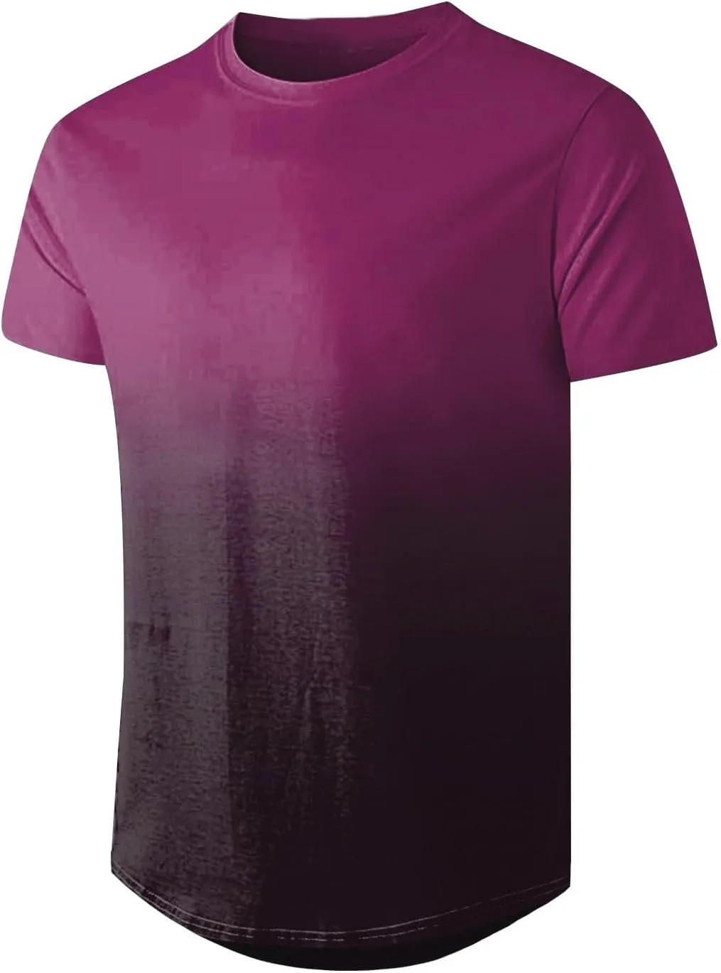 Mens Shirts Crewneck Short Sleeve Summer Beach Shirt Causal Stylish Gradient Color Graphic Tee Shirts Fashion Clothes
