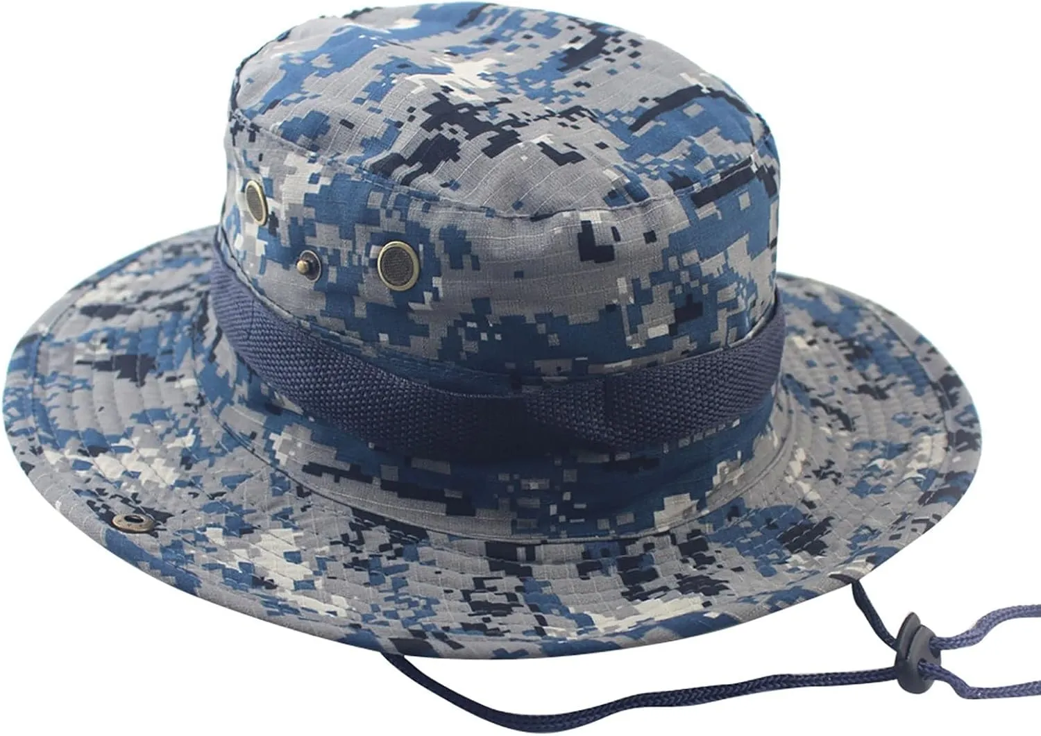 Mens 𝐒un Hat Wide Brim Breathable UPF50  Windproof Fishing Hats Removable Boonie Capsfor Hiking Protection
